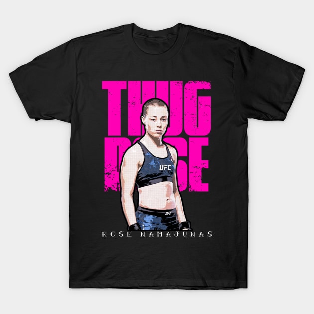 Thug Rose T-Shirt by lockdownmnl09